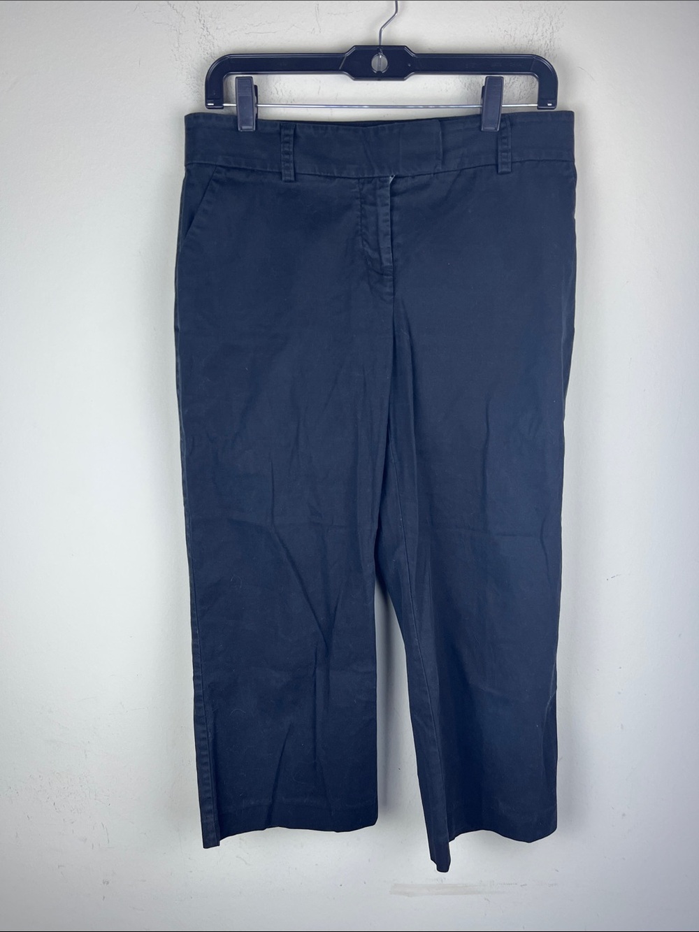Express Women's Size 8 Black Pants Career Dress Work Trousers Missing Back Butto